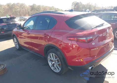 2018 Alfa Romeo Stelvio Ti Sport Awd from USA, damaged, VIN ZASFAKNNXJ7B67490